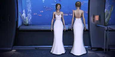 Amaryllis Dress White
