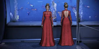 Marielle Dress Red