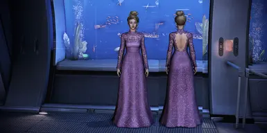 Marielle Dress Purple
