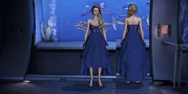Olivia Dress Blue