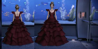 Veronika Dress DarkRed