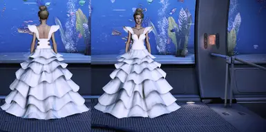 Veronika Dress White