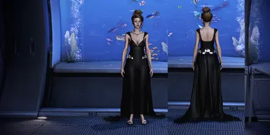 Jumpsuit with Cape Black