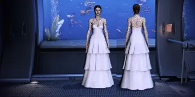 Clara Dress White