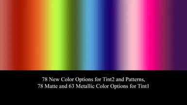 Morning's More Color Options for Tints and Patterns LE3