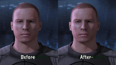 MELE2 brows and facial hair transparency fix at Mass Effect Legendary ...