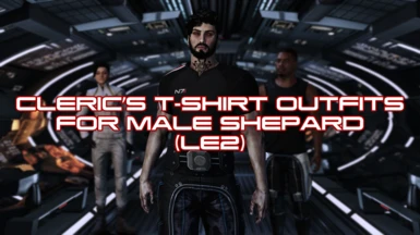Cleric's T-Shirt Outfits for Male Shepard (LE2)