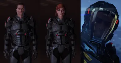 Helmetless N7 Paladin armor (tintable)