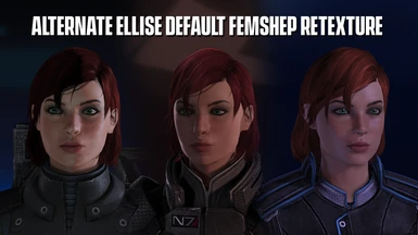 Alternate Ellise Default FemShep Retexture