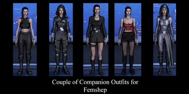 Morning's Companion Outfits for Femshep LE3