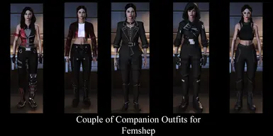 Morning's Companion Outfits for Femshep LE2