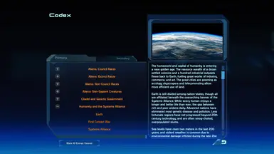 Earth Codex image replaced with new texture replacement