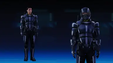 Kaidan's Blue Armor