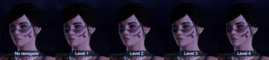 Renegade scar level with the markings