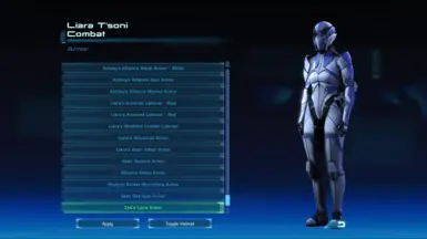 Liara's New Armor