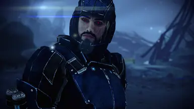 Blue Stealth Helmet