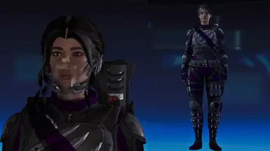 Spectre Shade Armor &amp; Breather (FemShep)
