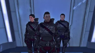 Some high-quality matching squads in Shade Armor!
