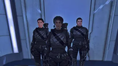 Some high-quality matching squads in Shade Armor!