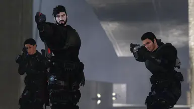 Some high-quality matching squads in Commando Armor! - courtesy of clericofshadows