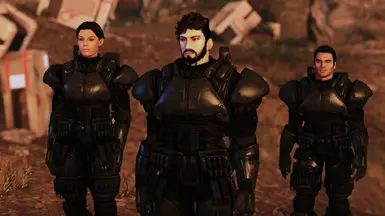 Some high-quality matching squads in Commando Armor! - courtesy of clericofshadows