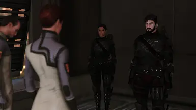 Cleric's MShep &amp; Ash in Shade Armor - courtesy of clericofshadows