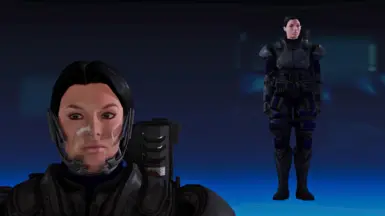 NEW IN 1.1 - Ash's Alliance Commando Armor &amp; Breather (Blue)