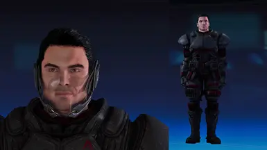 NEW IN 1.1 - Kaidan's Alliance Commando Armor &amp; Breather (Red