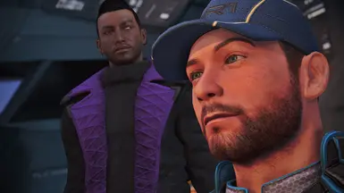 Modeling pics by Mira of her Shepard, Dom