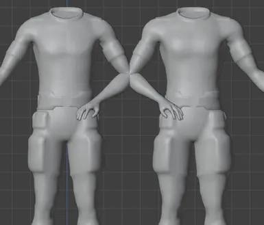 military outfit vanilla vs muscular