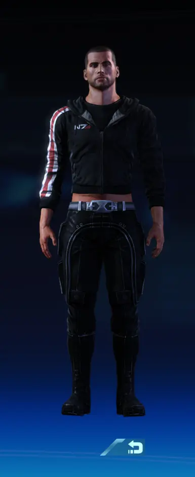 Shepard in a tight hoodie (lean body)