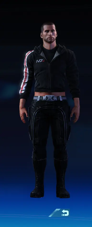 Shepard in a tight hoodie (fit body)