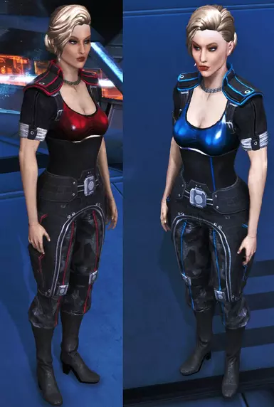 Ashley and Shepard Mixture Outfit.