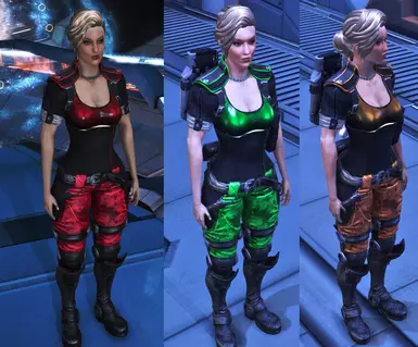 The JackAsh Outfit with lots of recolors