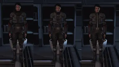 Femshep - Armored Spacer - N7 - L-&gt;R (Hoodie, Battle Dress, Vest)