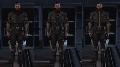 MShep - Armored Spacer - Terminus Yellow - L-&gt;R (Hoodie, Battle Dress, Vest)