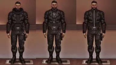 MShep - Armored Spacer - N7 - L-&gt;R (Hoodie, Battle Dress, Vest)