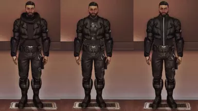 MShep - Armored Spacer - Alliance - L-&gt;R (Hoodie, Battle Dress, Vest)