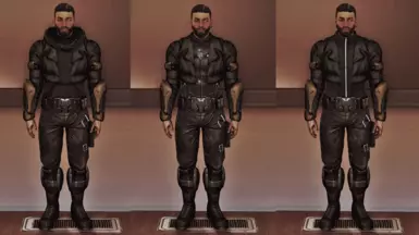 MShep - Armored Spacer - Terminus Yellow - L-&gt;R (Hoodie, Battle Dress, Vest)