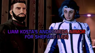 Liam Kosta's Andromeda Armor for Shepard (LE2)