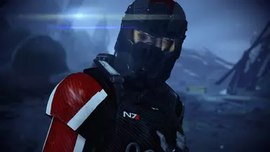 N7 Commander Helmet (Male Shepard)