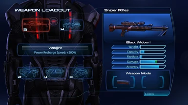 ME3LE Weightless Weapons