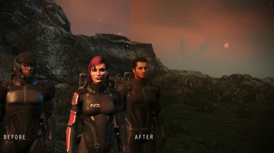 before / after v1 (Eden Prime, ME1)
