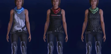 Tank Top w Scarf for Femshep - LE3 only
