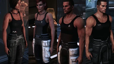 N7 and Cerberus styles for all Shepards