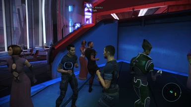 MaleShep and Kaidan dancing at Flux (with Casual Hubs installed)