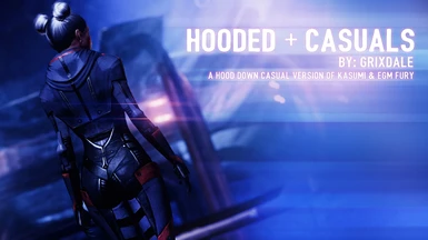 Hooded Casuals - Custom Kasumi hood down for Shepard L2 and LE3
