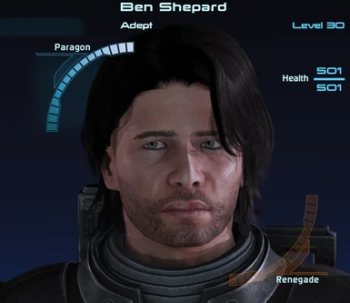 Male Shepard custom face MELE1