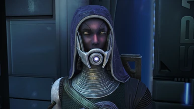 Visible face for Tali