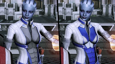 (ME3LE) Gray Armor A vs Blue Armor A
